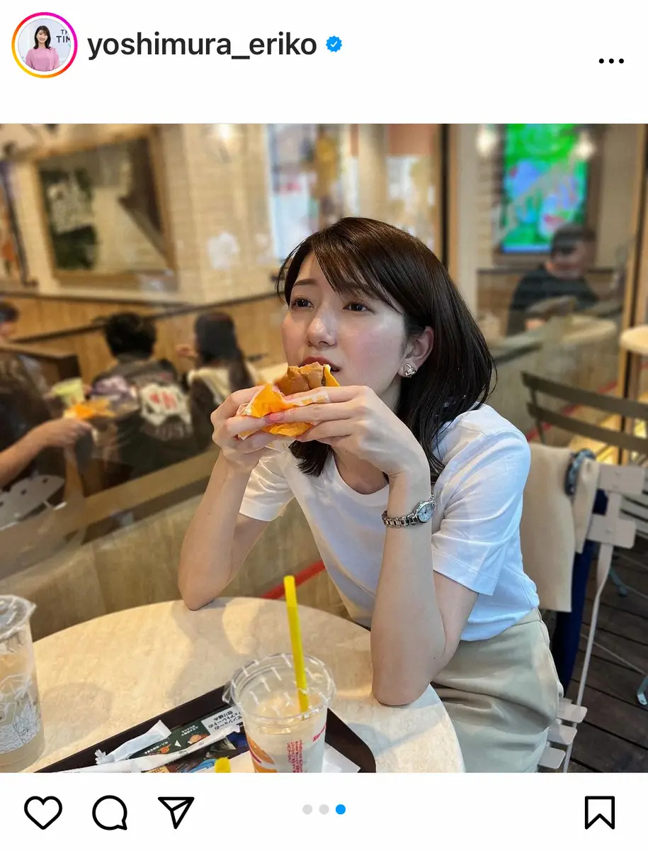 【画像・写真】TBS吉村恵理子アナ　「小さい頃から大好き」憧れのアーティストとの対面に大興奮「ミスコンの舞台で…」