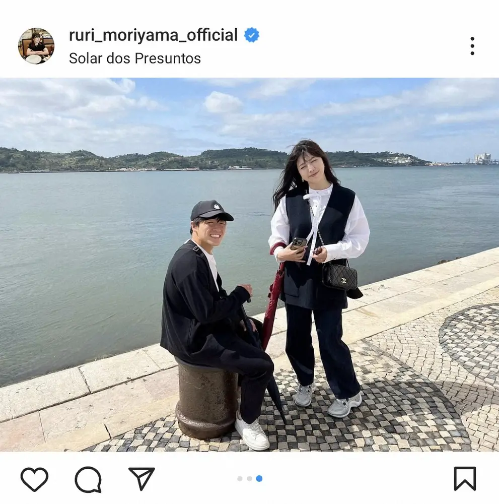 【画像・写真】日本代表MF相馬勇紀とフリーアナウンサーの妻が仲良し夫婦ショット披露　「素敵　憧れ」の声