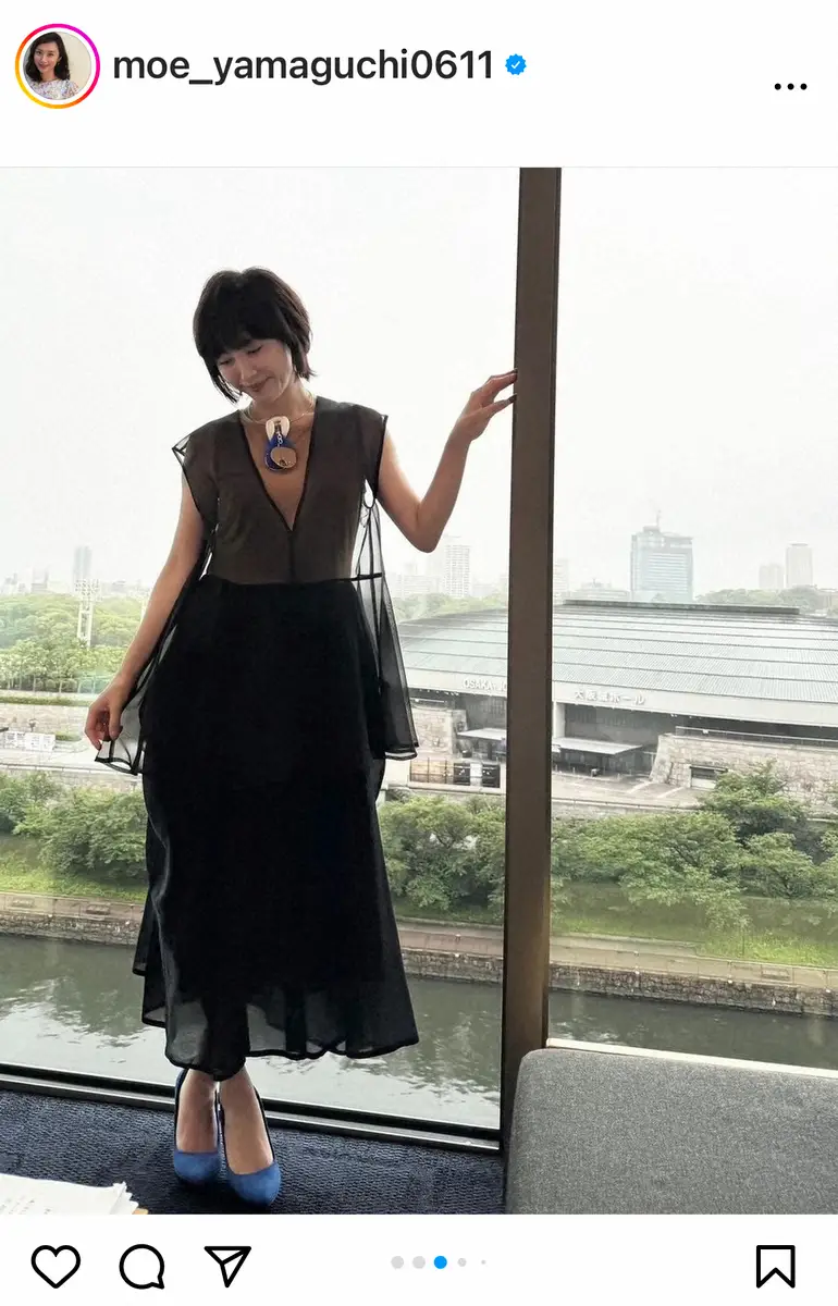 【画像・写真】山口もえ　「そういえば髪切りました」ウルフ＆ショートカットの新ヘア公開「とても綺麗」「似合ってる」