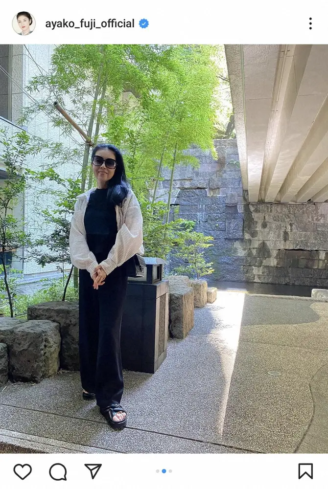 【画像・写真】子宮体がん手術を受けた藤あや子　術後1カ月検診の結果報告「こんなに早く回復出来て感謝しきれない思い」