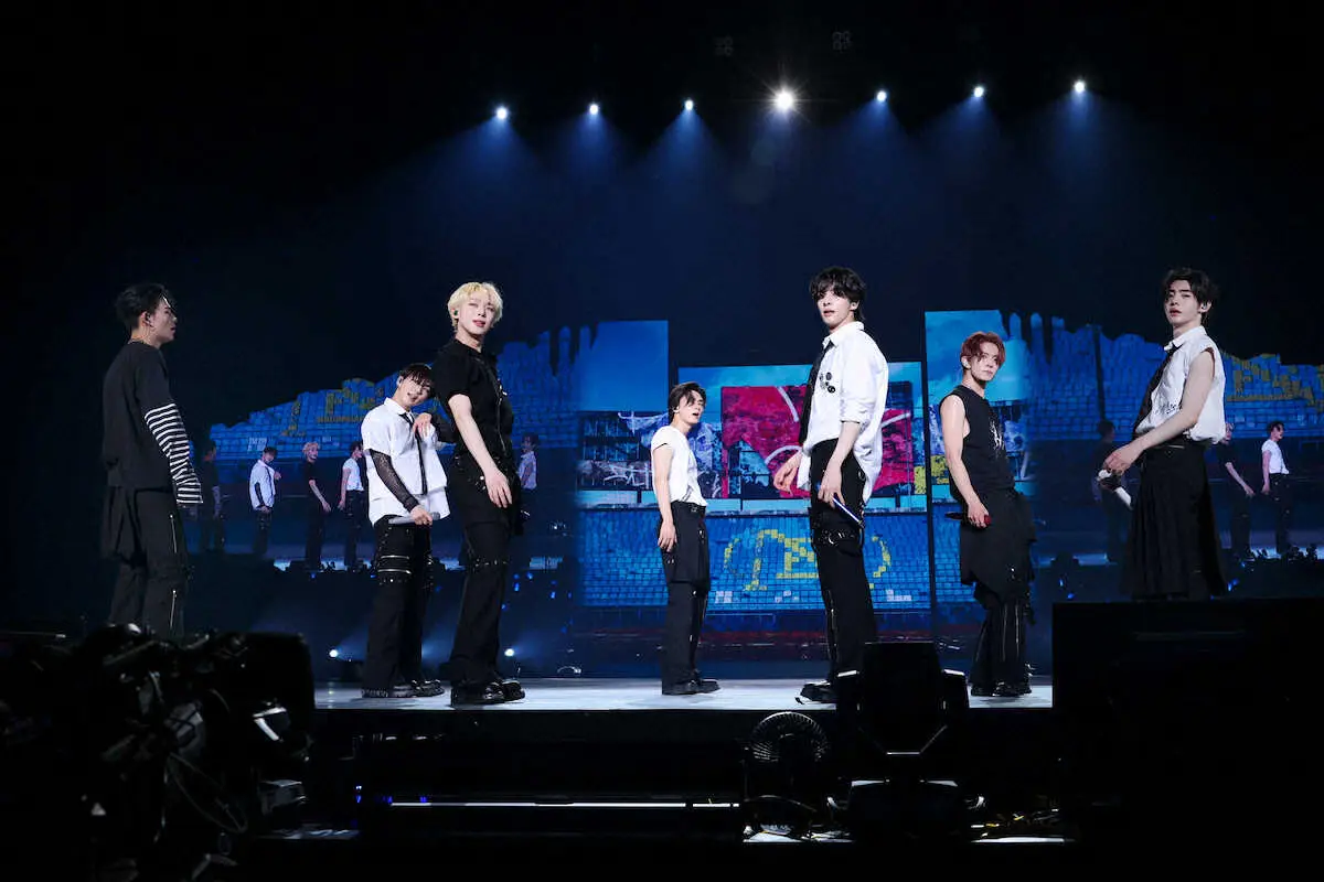 【画像・写真】快進撃!ENHYPEN  さいたまスーパーアリーナ公演で27曲披露　届け世界中のENGENEへ