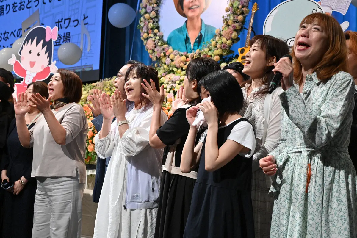 【画像・写真】まる子ちゃん役後任・菊池こころ涙止まらず　TARAKOさんへ“ファミリー”と感謝の「ポンポコリン」