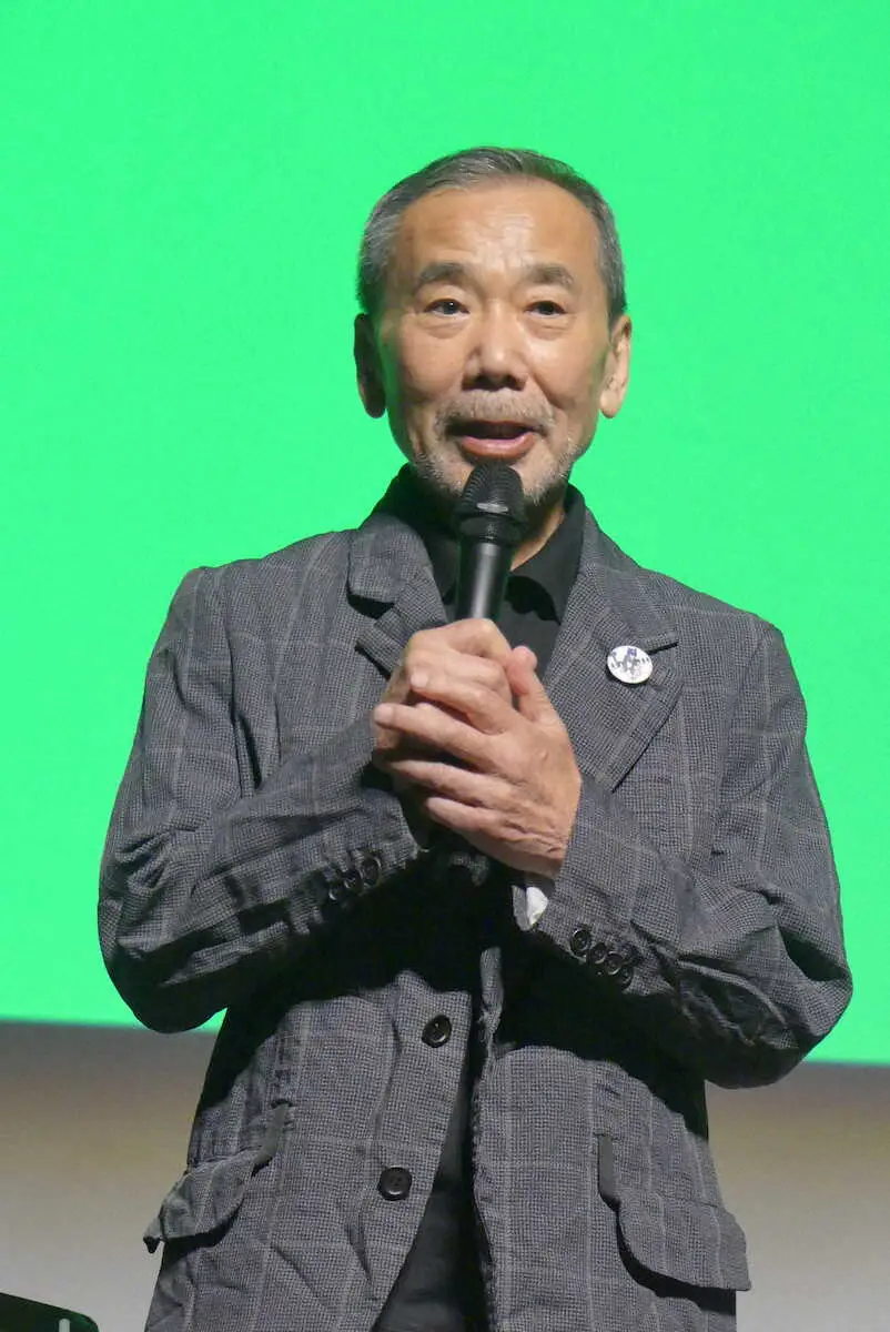 【画像・写真】村上春樹氏　母校の早大で初開催「初夏の文芸フェスティバル」に登場　仏フォルデス監督と対談