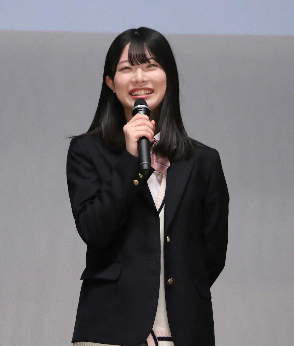 【画像・写真】NGT48小越春花　「魔法の映画」との回答に即ツッコミ　映画「こころのふた」東京公開記念舞台あいさつ