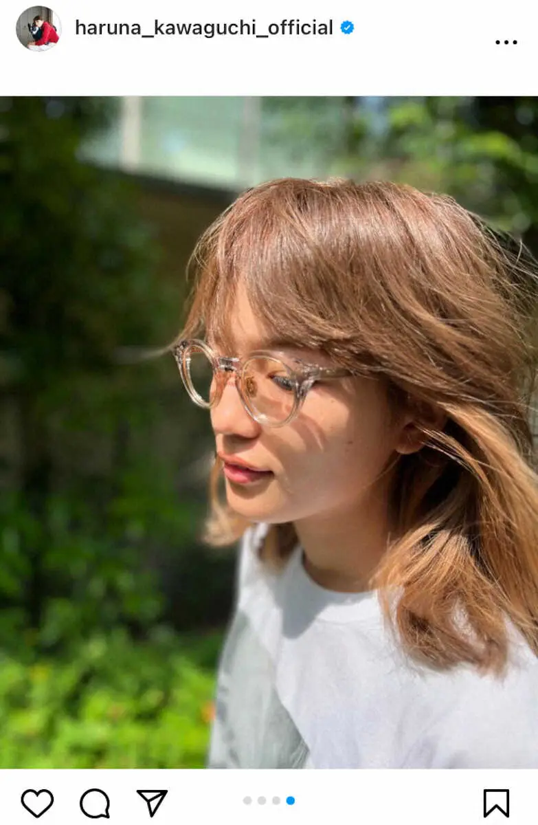 【画像・写真】川口春奈　新ヘアスタイルに変身　インナーカラーも入り「かわいい～」「なんでも似合う」ファンうっとり