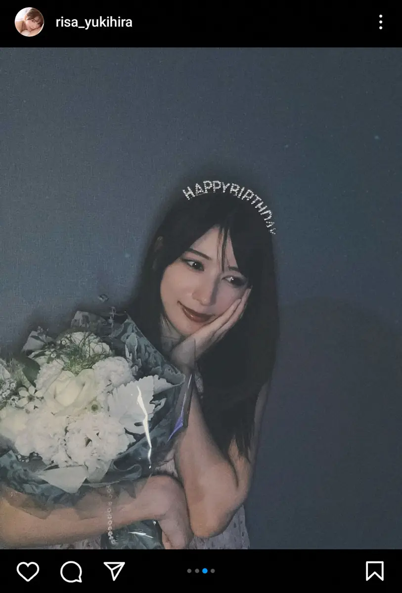 【画像・写真】“美しすぎるラウンドガール”雪平莉左　30歳の誕生日を報告　「見えない」「ますます美しい」の声