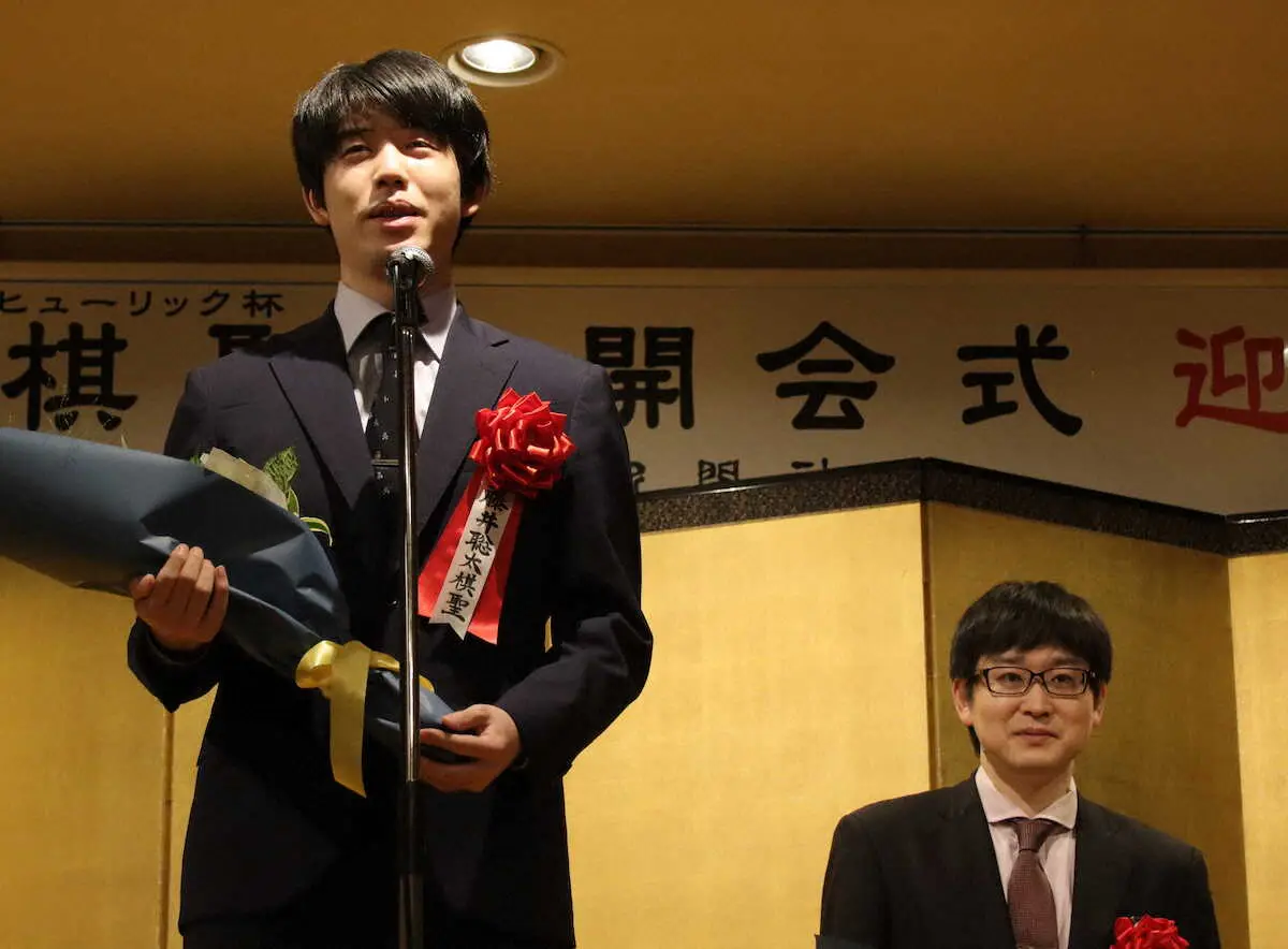 【画像・写真】【棋聖戦第2局】藤井棋聖に挑む山崎八段、2年ぶりの向かい飛車「最後の大舞台の思いで」覚悟を秘策に託す