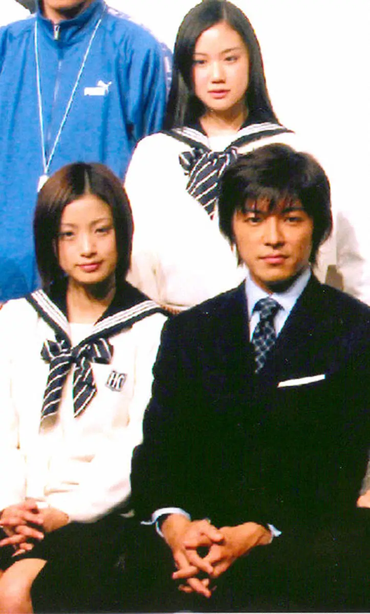 【画像・写真】02年ドラマ「高校教師」で共演した上戸彩、蒼井優、藤木直人