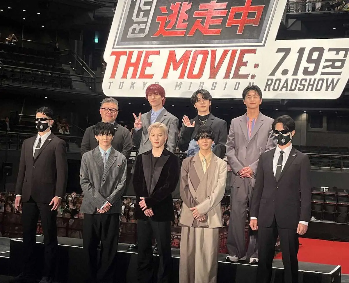 【画像・写真】JO1＆FANTASTICS　映画「逃走中」で絆深める　佐藤大樹「JO1の皆さんからレモンサワー…」