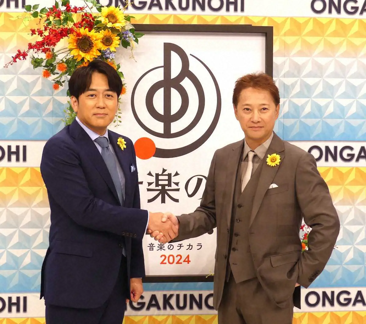 【画像・写真】TBS「音楽の日」総合司会の中居正広と安住アナ　来年は2人で踊る！？も中居「オファー前に圧力を…」
