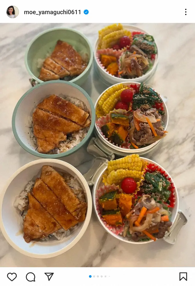 【画像・写真】山口もえ「食中毒が心配で保冷剤を入れてるんだけど…」　3人の子供達の弁当に起きたハプニング告白