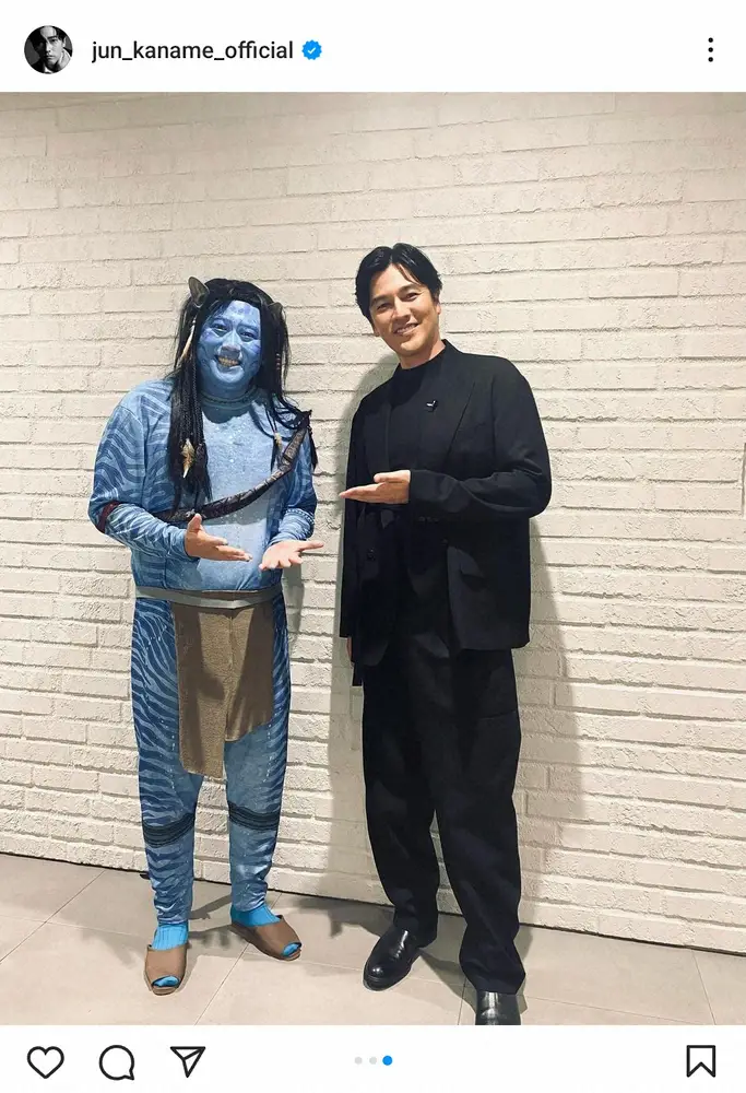 【画像・写真】要潤「アバターに会えることができました」　サンダル履きの種族との2ショに「ビジュが良すぎ」の声