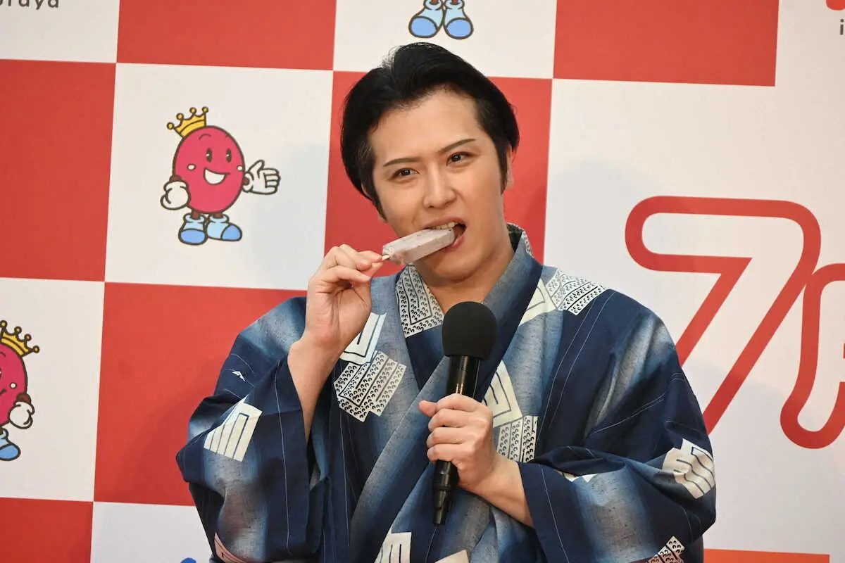 【画像・写真】尾上松也「脳みそが無になってリラックスできる」　イメキャラ務める「あずきバー」の魅力