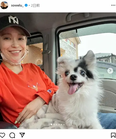 【画像・写真】Sowelu　「実は癌だとわかり…闘っています」愛犬の闘病明かす　「毎日祈りながら後悔のないよう」