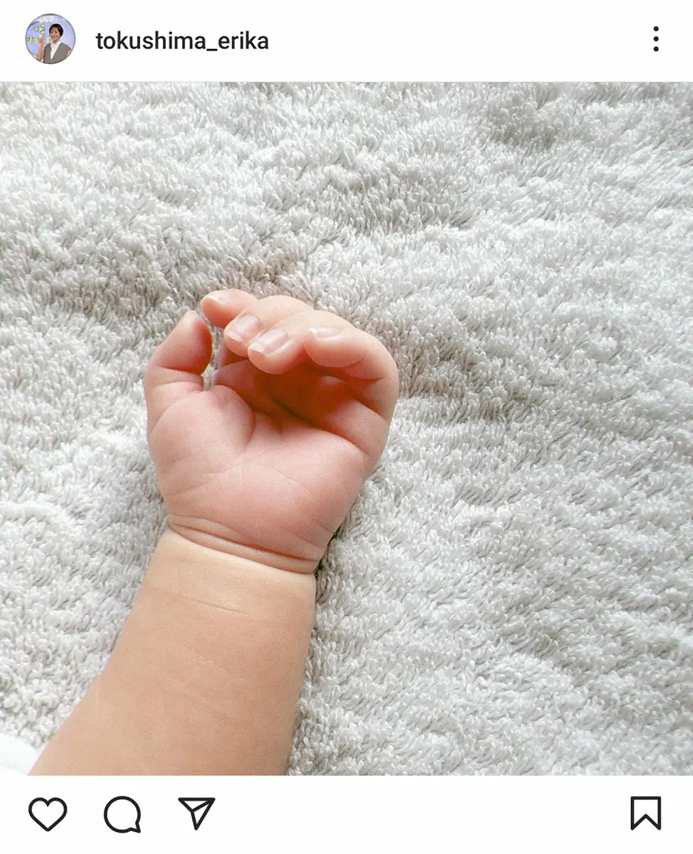 【画像・写真】徳島えりかアナ　第1子出産発表「日々新しい発見と驚きと何より、喜びに満ちています」シューイチで報告も