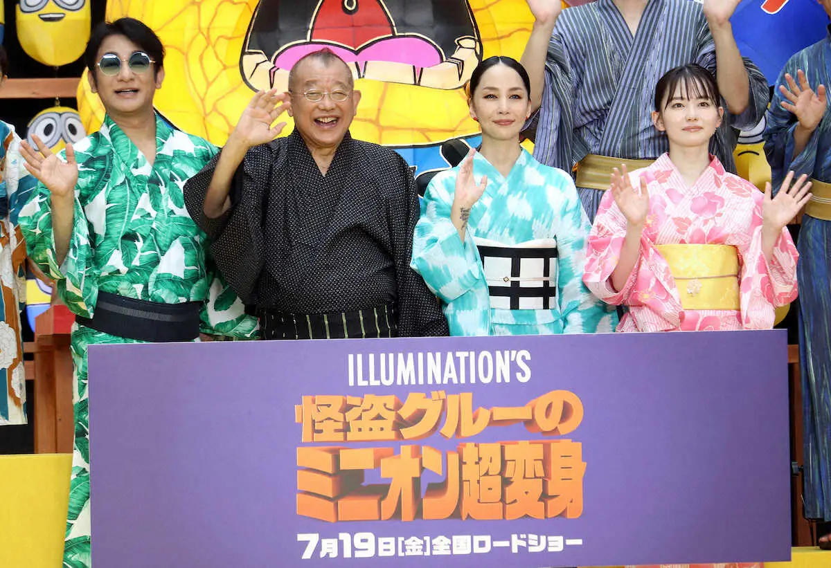 【画像・写真】笑福亭鶴瓶　ミニオンに嫉妬「小さいのがどんどん力をつけていって…」