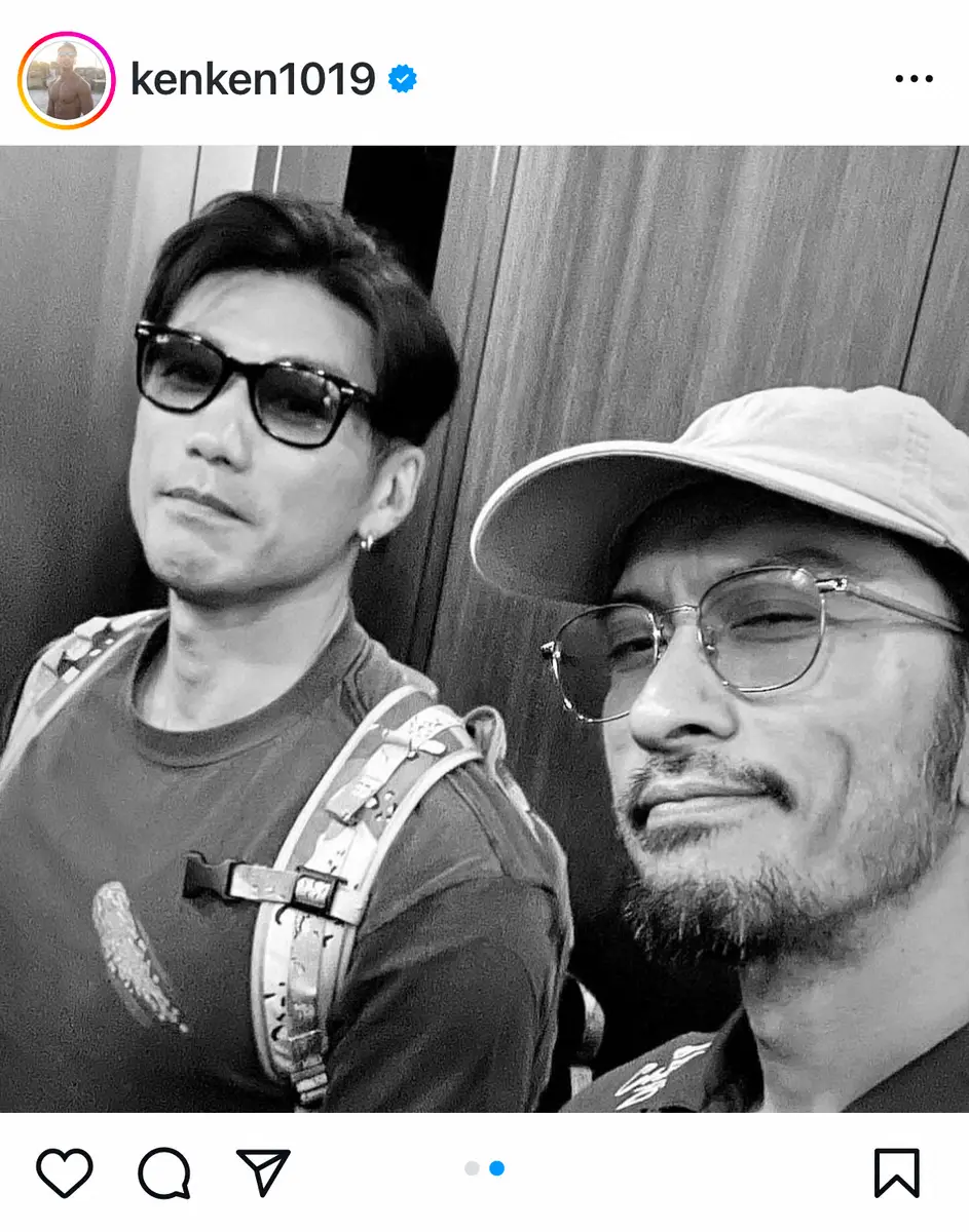 【画像・写真】金子賢　旧知の仲・長瀬智也との「何十年振りにランチ」報告「ヤツとはやっぱり話が合うわ」