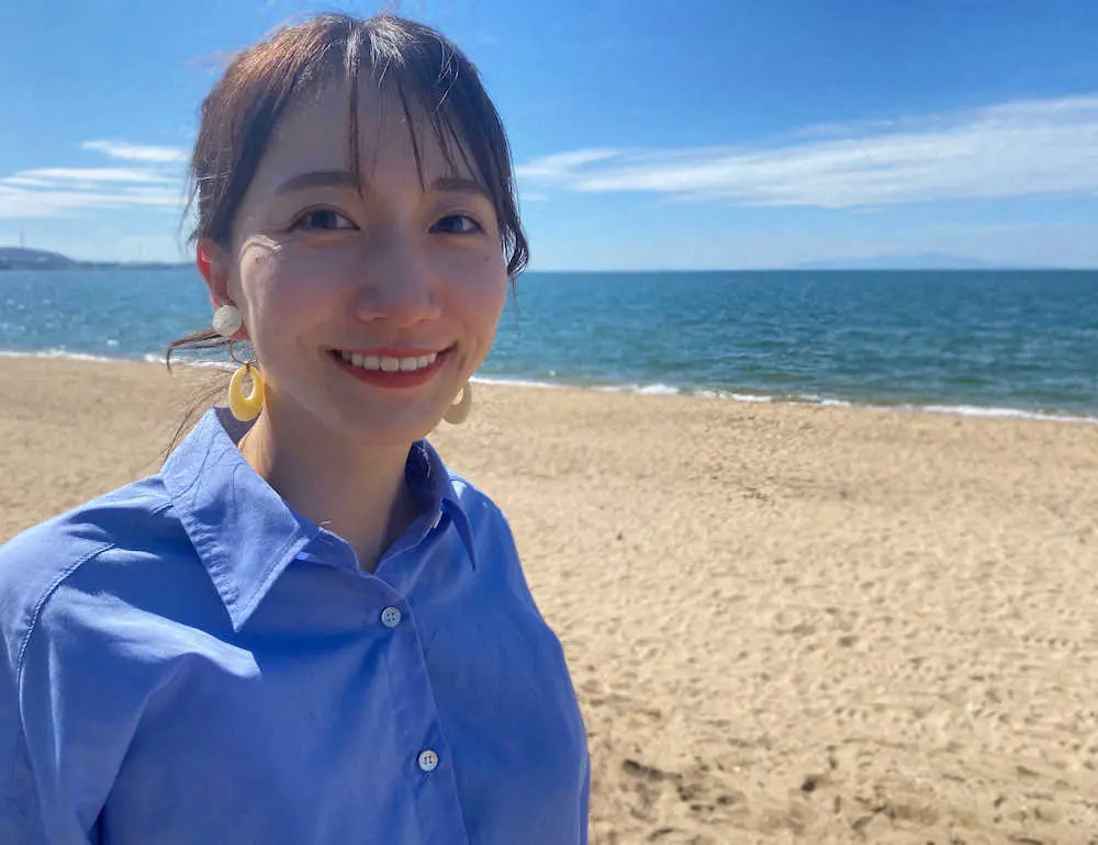 【画像・写真】ABC・福戸あやアナ「初めてやった時からトリコに」　意外なガチ趣味を告白「気づいたら沖に…」