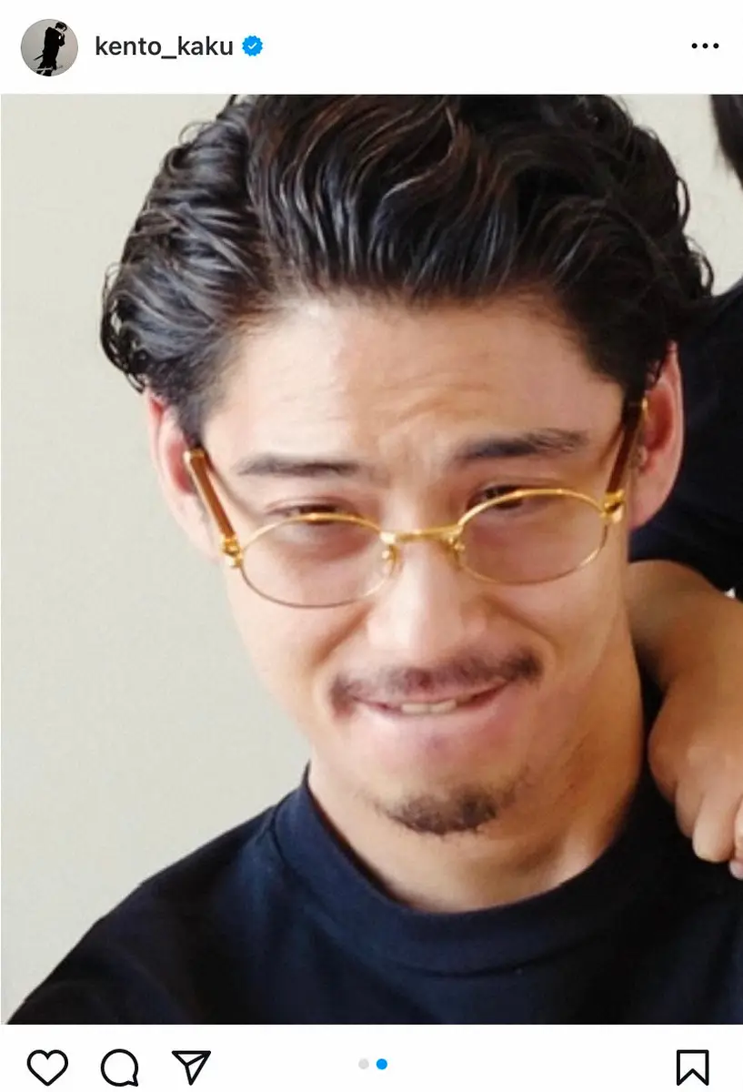 【画像・写真】賀来賢人“奥さま目線”乾杯ショットにファンもん絶「こんなパパほしい」「シブいパパ」「ステキなパパ」