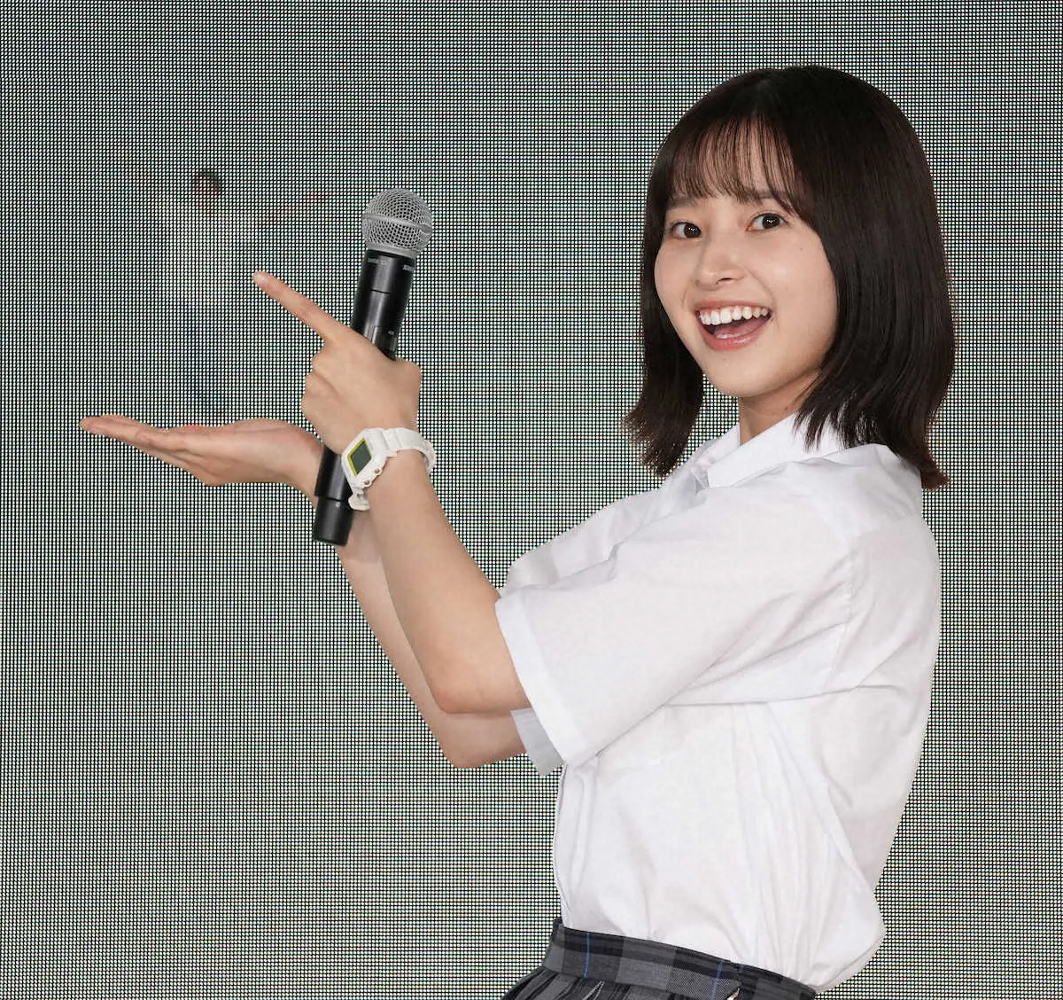 【画像・写真】飯沼愛　15センチ人形と芝居「簡単ではない…ですね」　主演ドラマ「南くんが恋人!?」制作発表会見