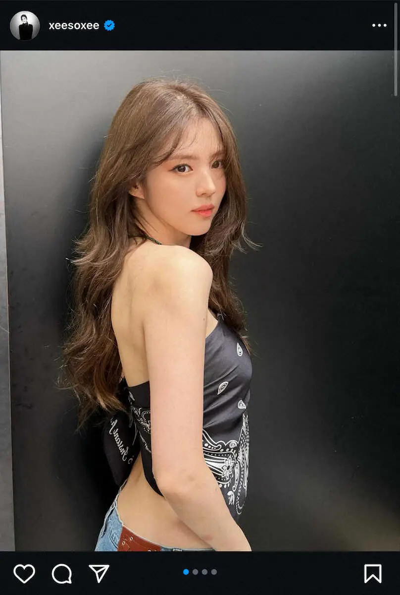【画像・写真】人気韓国女優　チューブトップファッションなど撮影オフショット！「美しすぎる」「女神」などの声