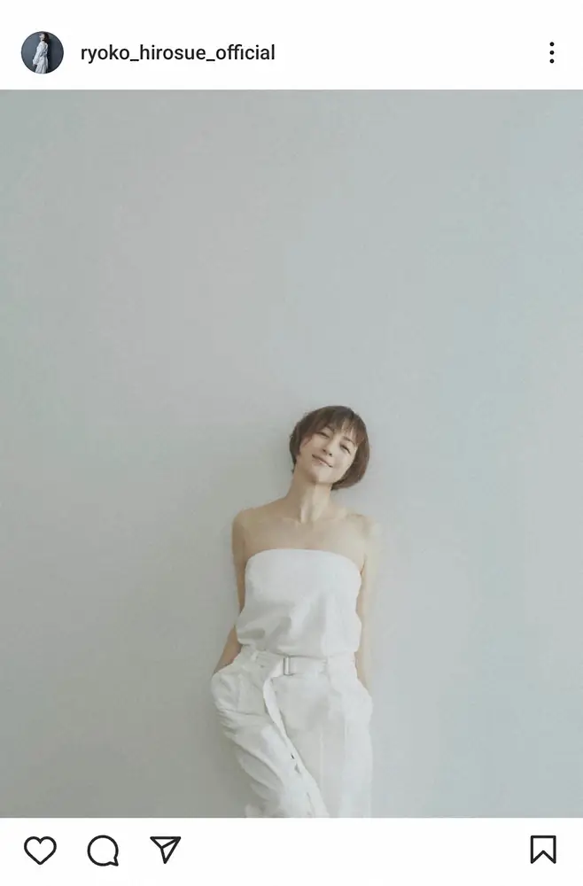 【画像・写真】広末涼子　「すこし嬉しいお知らせが…」美しいデコルテ見せショットでの予告に「楽しみです」の声