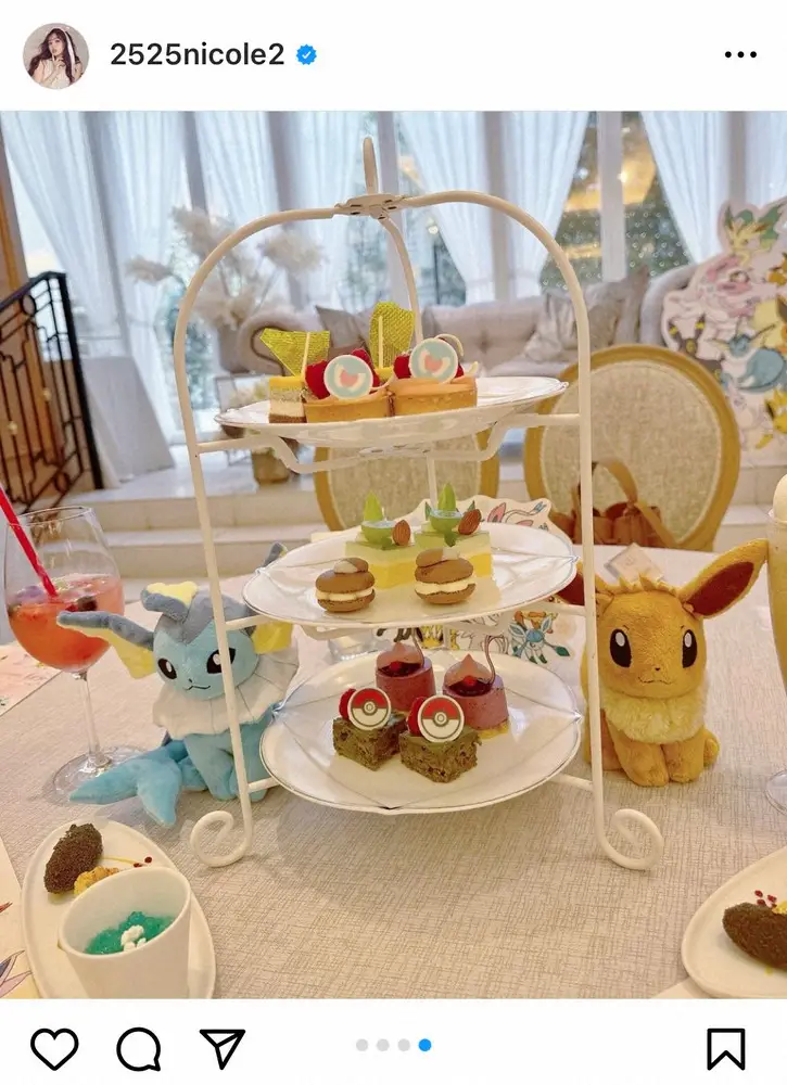 【画像・写真】藤田ニコル　「幸せ空間すぎた」ポケモン・イーブイフレンズヌン活に「可愛すぎる！」の声