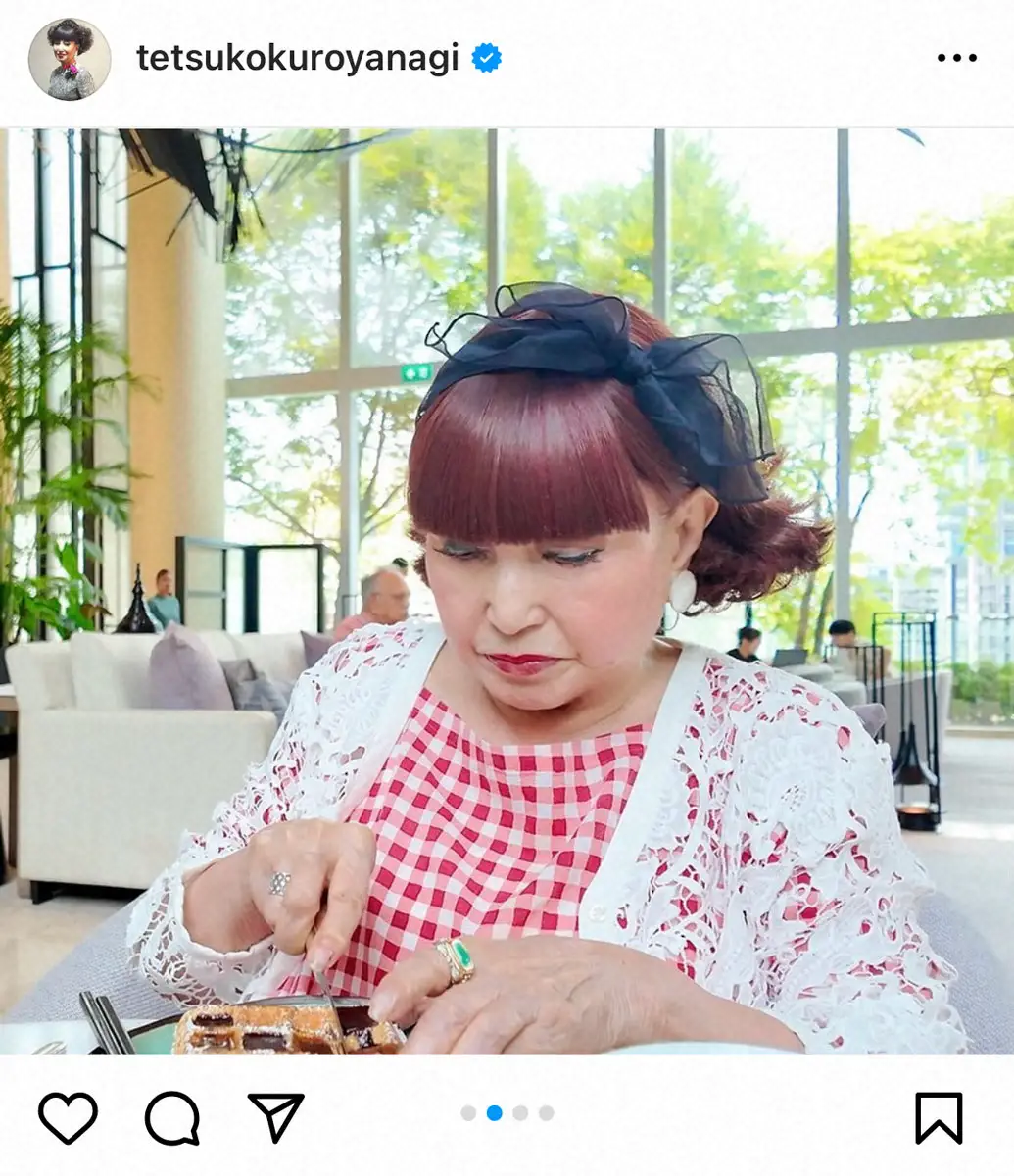 【画像・写真】黒柳徹子　夏休みでバンコク満喫「楽しんでます」人生初のトゥクトゥク、朝食ビュッフェ、フカヒレに大満足