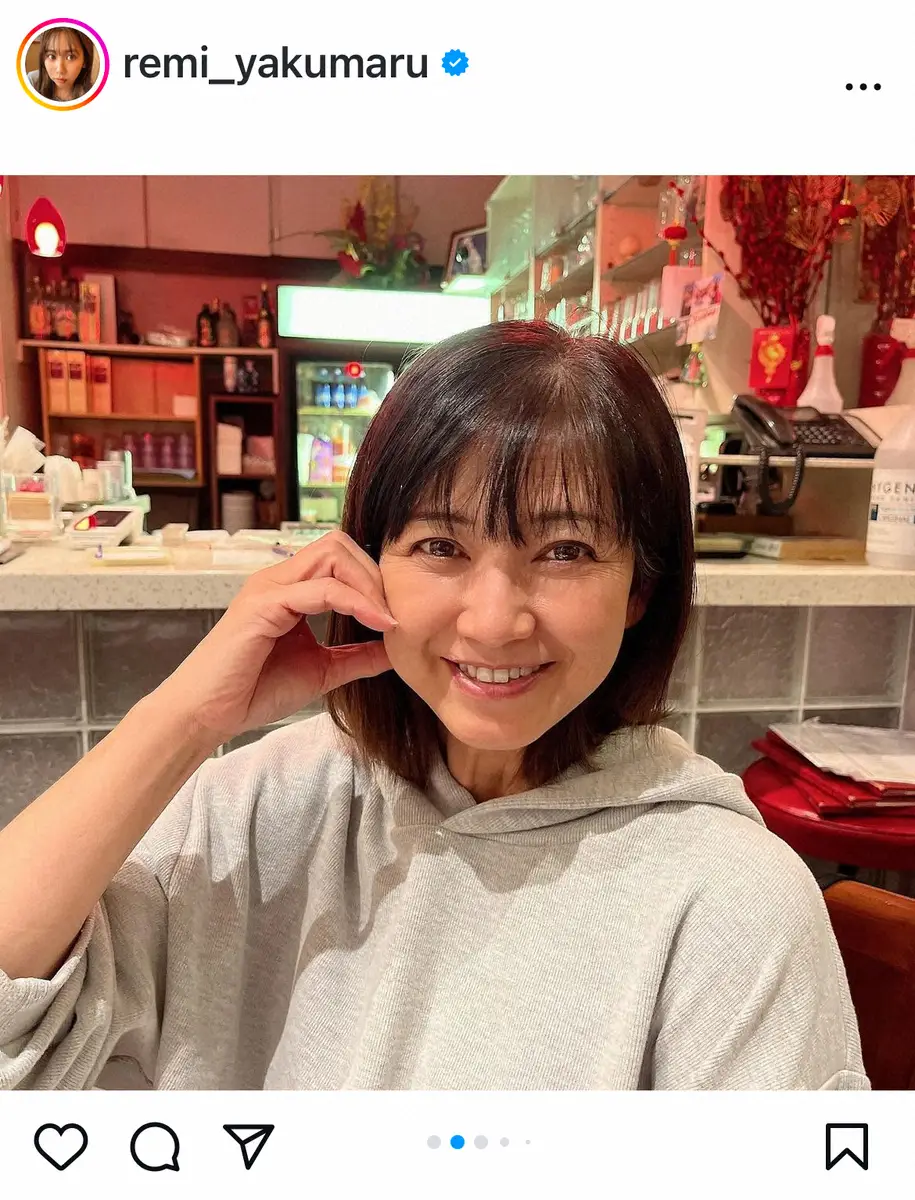 【画像・写真】元アイドル・石川秀美さん　長女・玲美が公開した58歳の近影に反響「相変わらずお綺麗」「若々しい」