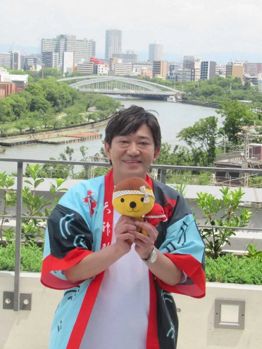 【画像・写真】メッセンジャー黒田「お祭り全体を楽しめれば」　25日テレビ大阪「天神祭生中継」新MCに就任