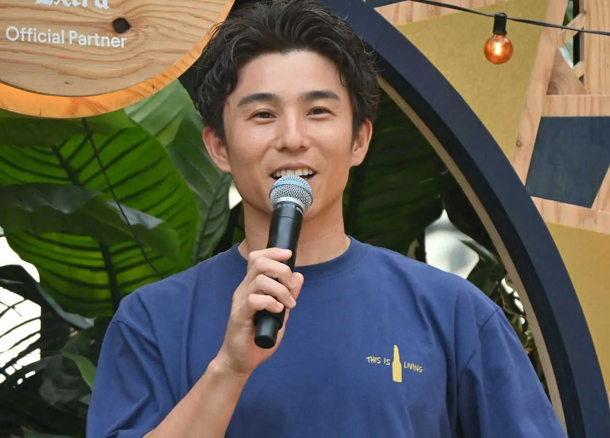 【画像・写真】イベントに出席した中尾明慶（撮影・小渕　日向子）