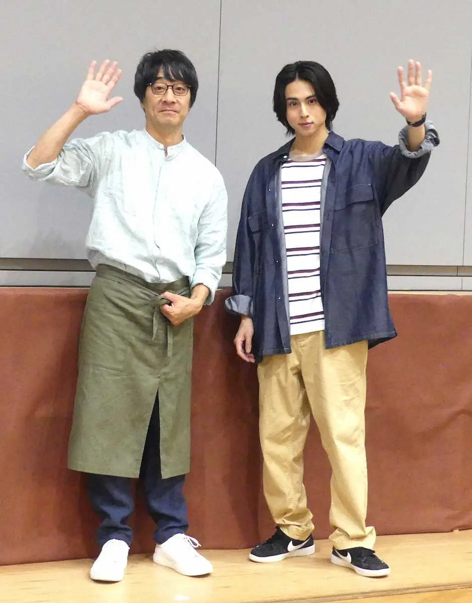 【画像・写真】山崎まさよし「投げだしがち」自虐で笑い誘う　酒井大成とダブル主演「三ツ矢先生の計画的な餌付け。」