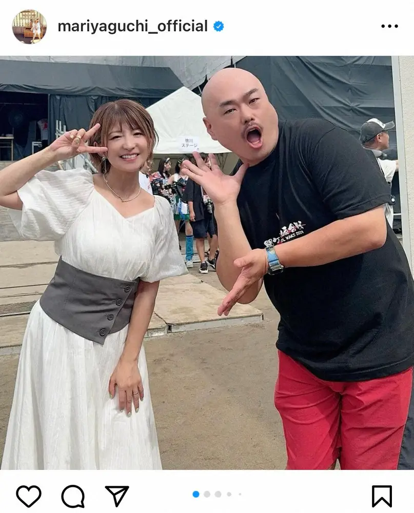 【画像・写真】矢口真里「関ケ原歌姫合戦」で2S　共演したクロちゃんは…「色々言うと営業妨害って言われちゃうから」