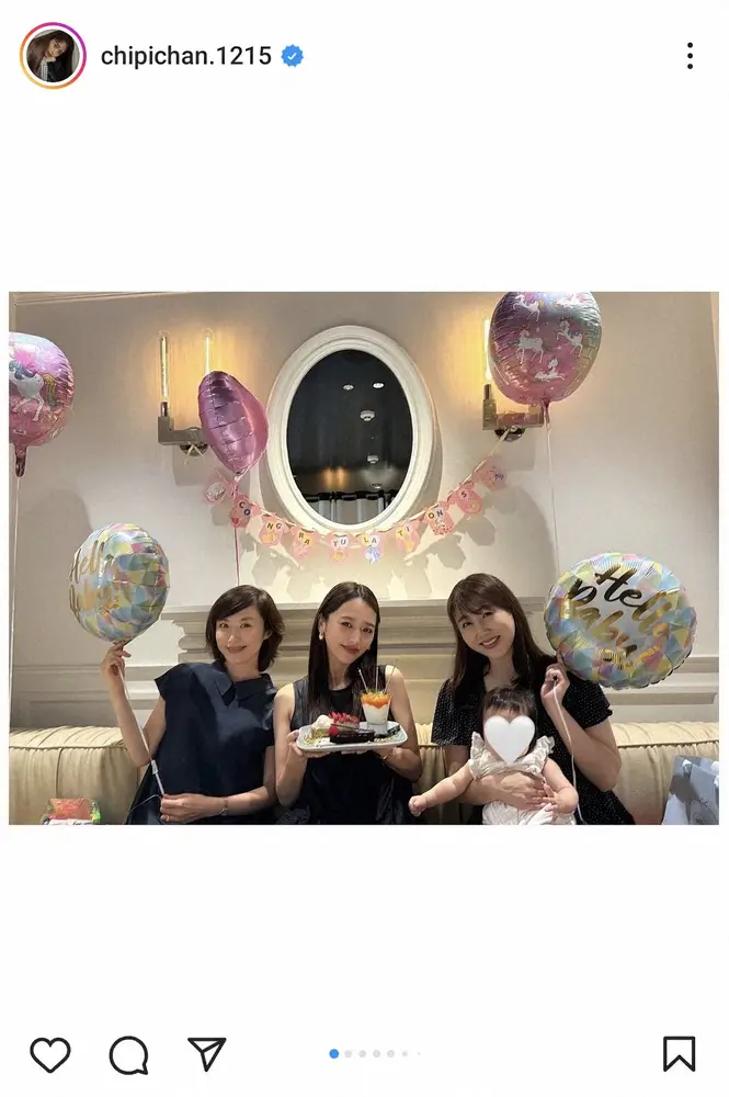 【画像・写真】第3子妊娠の近藤千尋　人気お笑い芸人の妻2人からサプライズベビーシャワー　仲良しショットに「尊い」