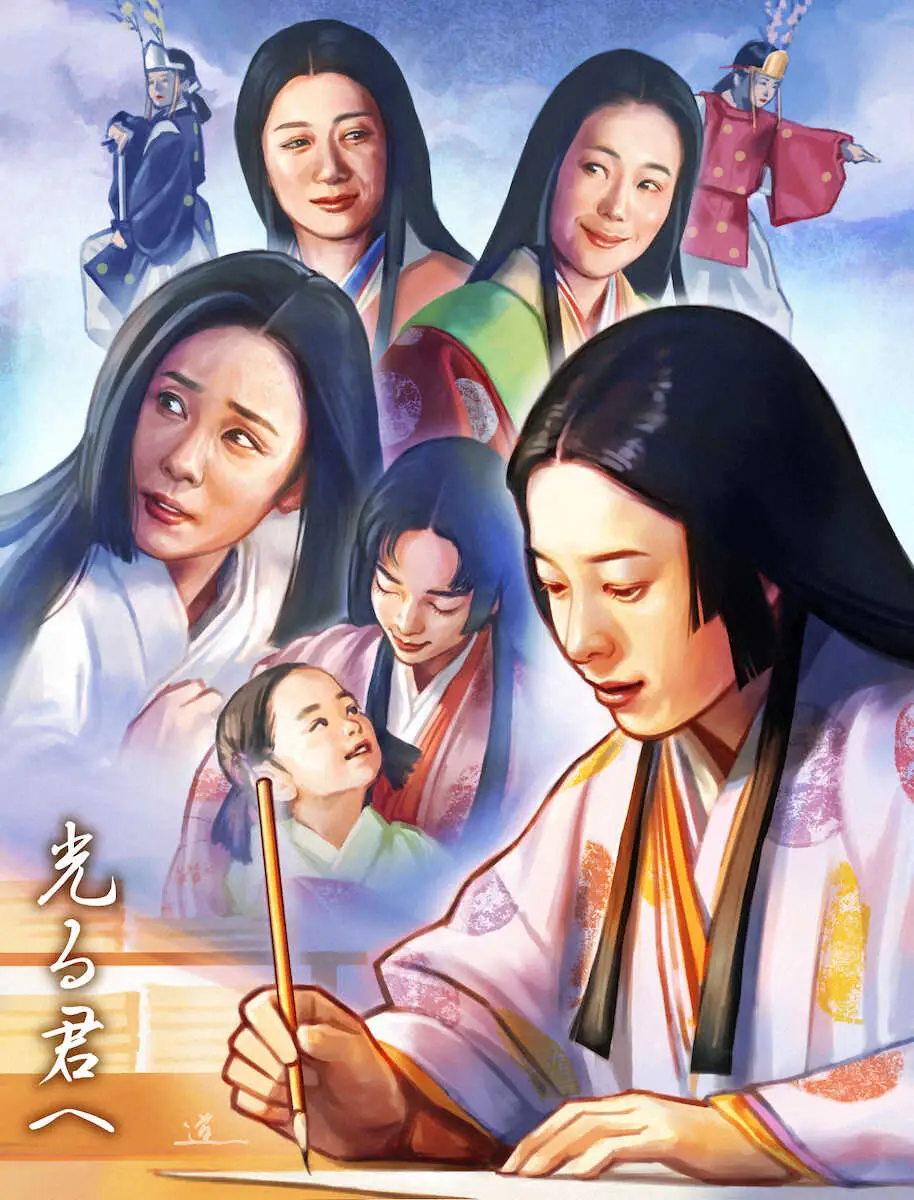 【画像・写真】【光る君へ　大河絵（光る君絵）】第29話　母の思い、願い、生き様…　突然の別れ“まひろ物語”の始まり