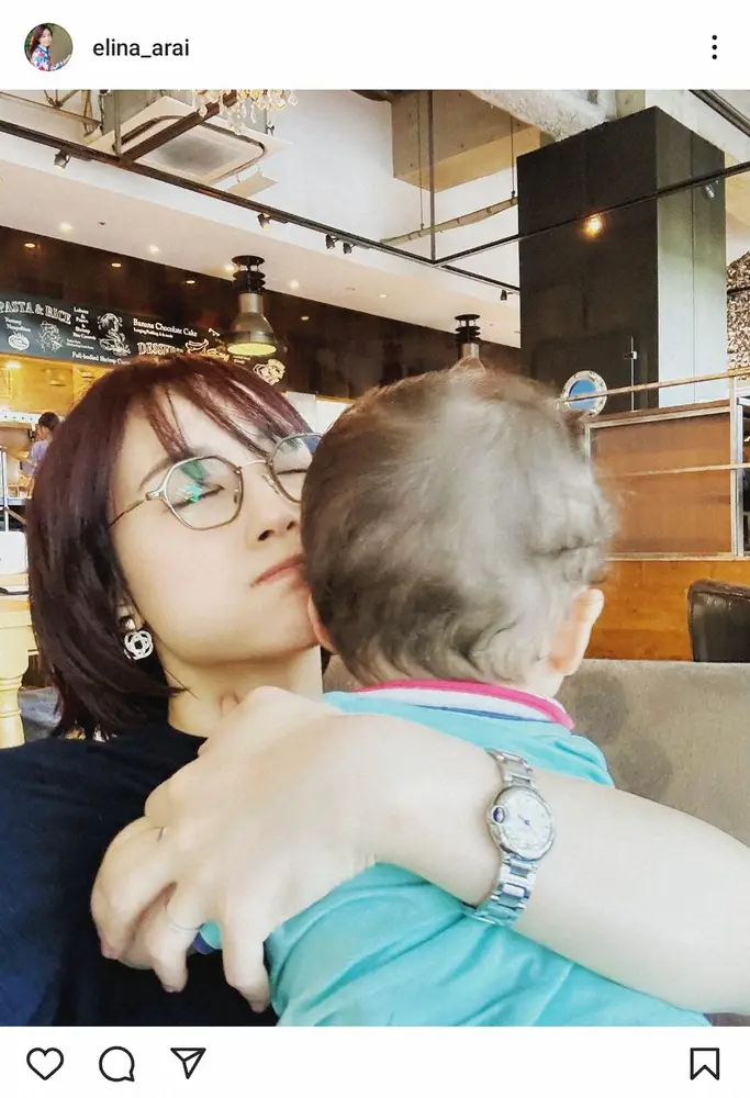 【画像・写真】昨年10月出産の新井恵理那　趣味やお出かけ投稿多めのインスタに「子育ては？と質問を頂く事が多い」