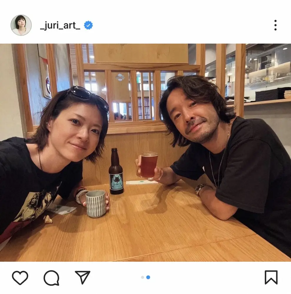 【画像・写真】上野樹里　夫・トライセラ和田唱と“江の島デート”満喫ショット「初めて江ノ島の海にちゃんと入った！」