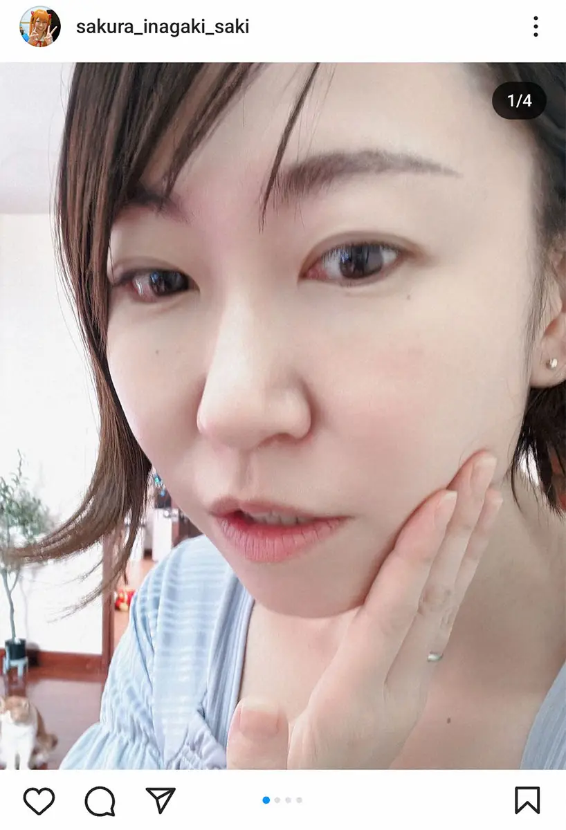 【画像・写真】桜　稲垣早希インスタグラム（＠sakura_inagaki_saki）から