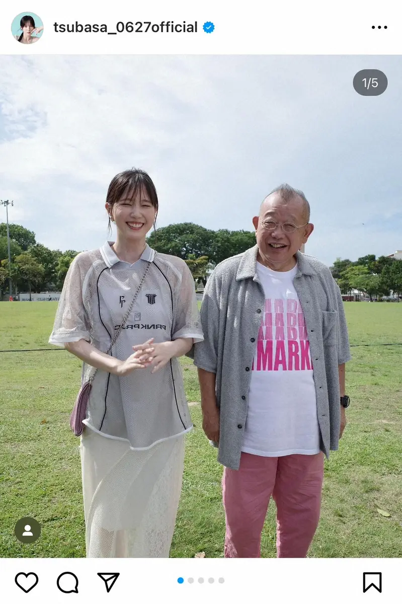【画像・写真】本田翼　12年ぶりに笑福亭鶴瓶と共演　久々の再会ショットにファンも歓喜「懐かしのコンビ」「感慨深い」