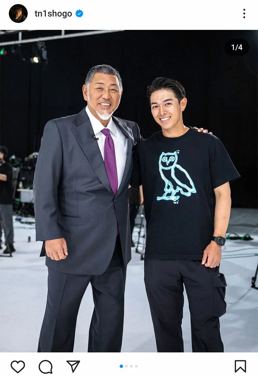 【画像・写真】清原正吾インスタグラム（＠tn1shogo）から