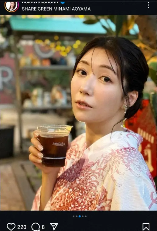 【画像・写真】“美しすぎる気象予報士”穂川果音　色気あふれる浴衣姿披露に「女優さんのよう」「美美美」「素敵」