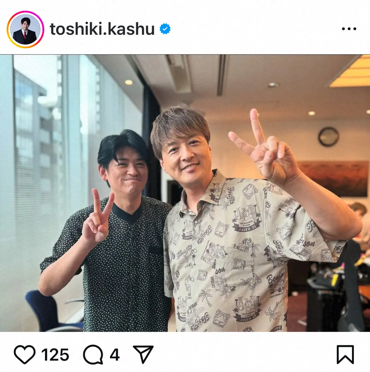 【画像・写真】ライダー俳優「撮影所では会ってたけれども」　元戦隊ヒーローの歌手との再会報告「いや～嬉しかったな」