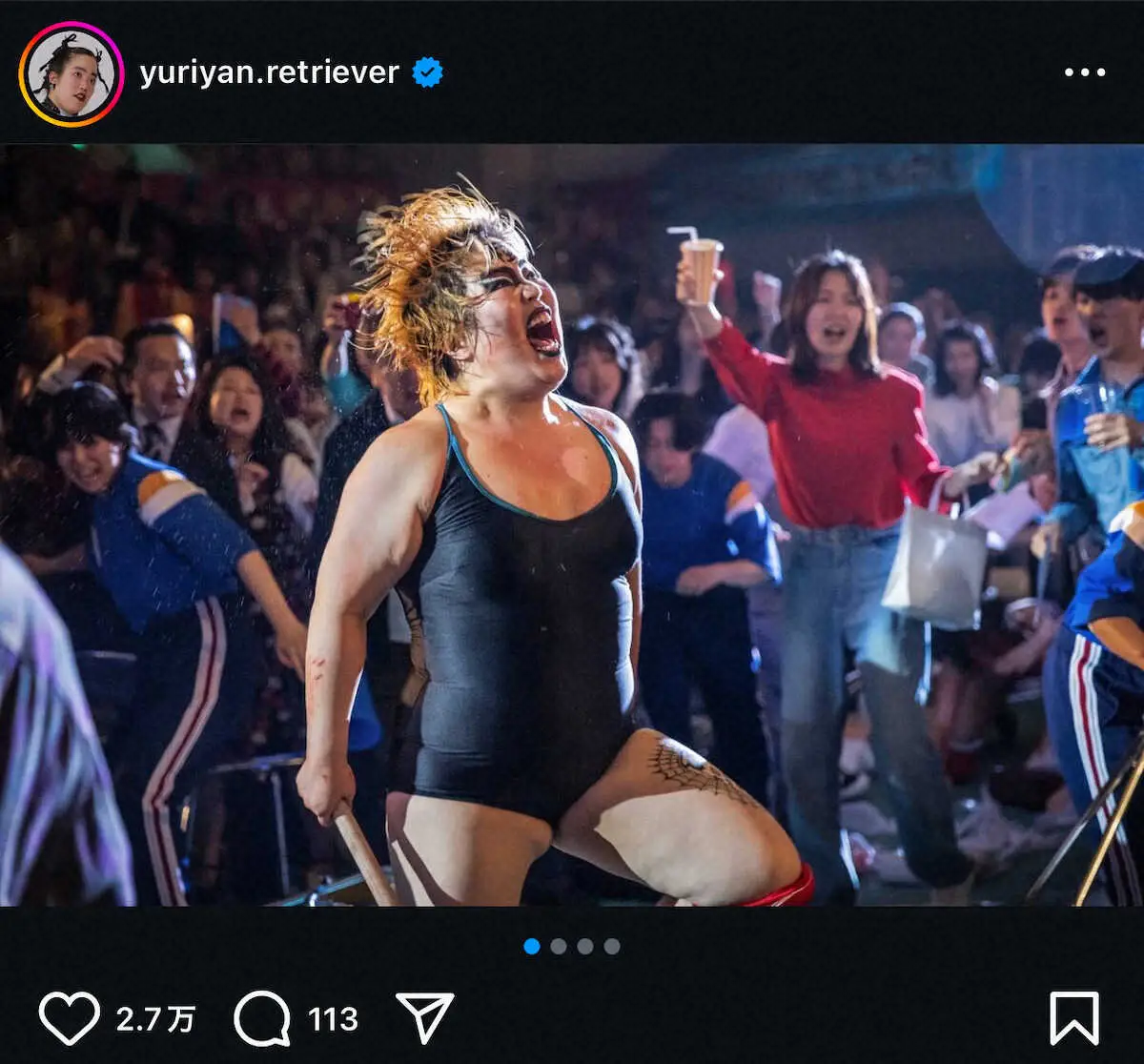 【画像・写真】迫力すごすぎる…ダンプ松本役を演じるゆりやん。ゆりやんレトリィバァ公式インスタグラム（yuriyan.retriever）から