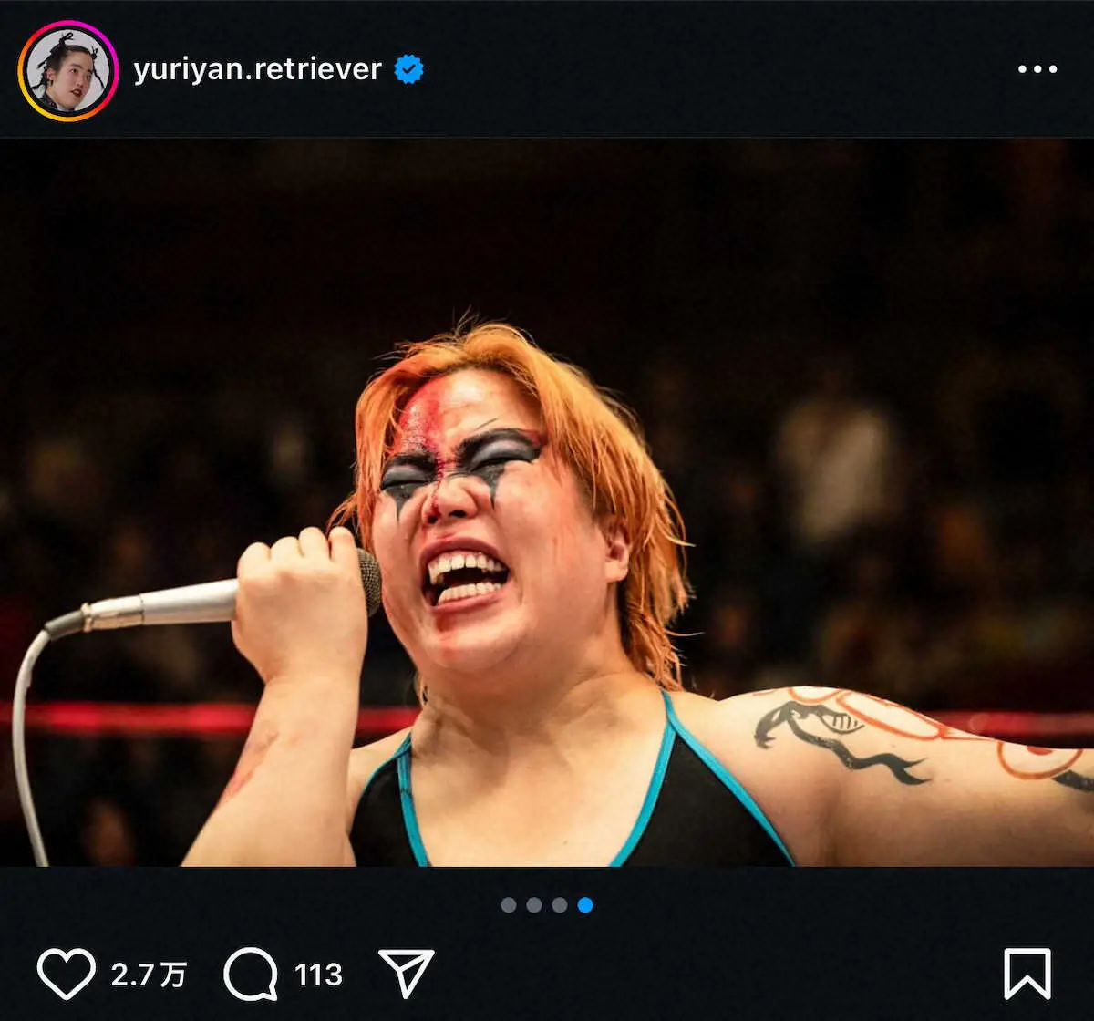 【画像・写真】ゆりやんレトリィバァ公式インスタグラム（yuriyan.retriever）から