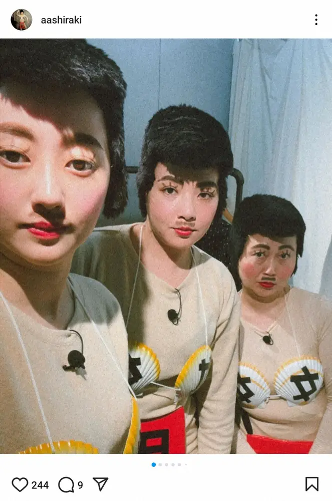 【画像・写真】夢に出そう!?あぁ～しらきだらけの3ショットに「シュール過ぎる」「寝室の天井に貼りたい」の声