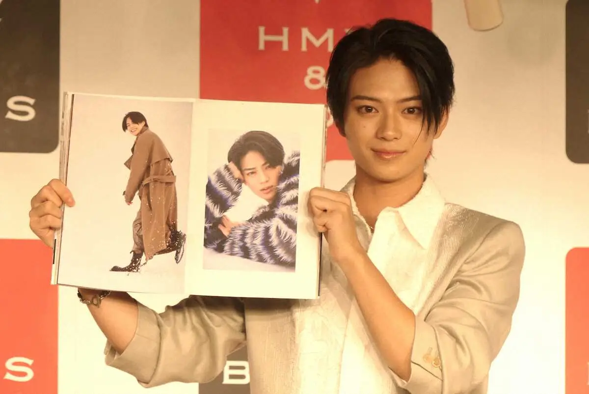 【画像・写真】“美しすぎる顔面”岩瀬洋志　出来は「1億点」　写真集「LYRE」発売記念会見