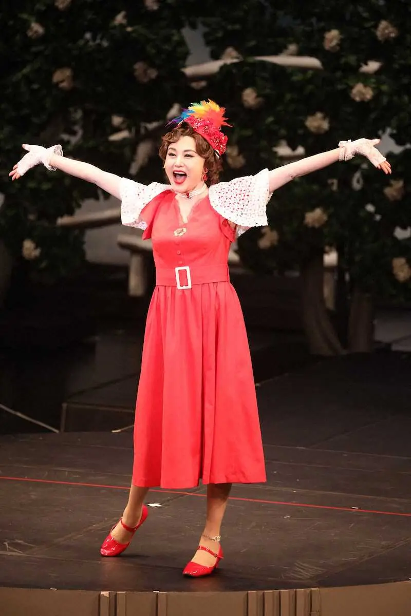 【画像・写真】藤原紀香「関西弁をしゃべれて良かったな～と」　錦織一清の舞台初日トークショーに登場