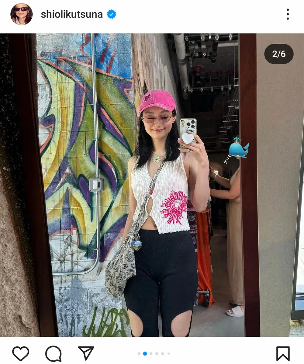 【画像・写真】忽那汐里　日本での近影投稿　眉ブリーチの激変ショットも披露