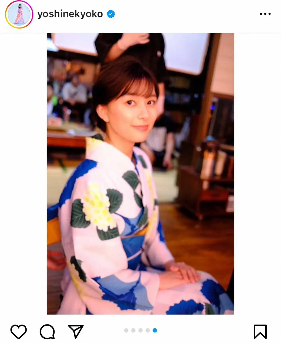 【画像・写真】芳根京子「載せ忘れてた」浴衣姿のCMオフショットにファンもん絶「べっぴんさん」「横顔も美しい」の声