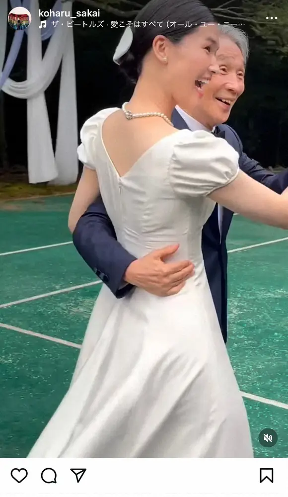 【画像・写真】岡田美里　次女の結婚式に元夫・堺正章と出席　「母親目線」の動画にファン涙腺崩壊「素敵」「泣けた」